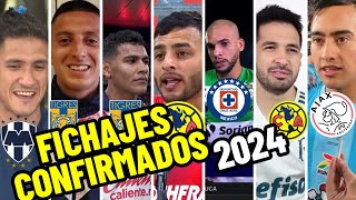 LISTA DE REFUERZOS CONFIRMADOS EN LA LIGA MX LSO 4 GRANDES YA TIENEN CONTRATACIONDE LUJO Y B0MBAZ0S [upl. by Gonroff171]