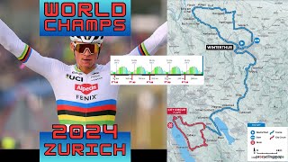 World Championship 2024 Road Cycling Zurich  Recon [upl. by Emina]