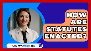 How Are Statutes Enacted  CountyOfficeorg [upl. by Little]