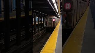 IRT 7th Avenue Express 148th Street bound R62 3 train departing 14th Street [upl. by Woolley459]