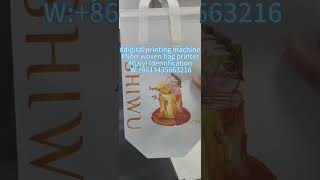 Non woven bag printerDigital printer digital printing machine Baiyi Identification [upl. by Nodlehs]