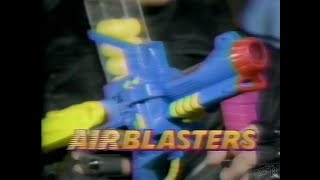 Tyco Air Blasters Toy Commercial 1990 [upl. by Rooke]