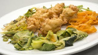 Receta de Buñuelos de bacalao con verduras a la plancha de Karlos Arguiñano  Programa completo [upl. by Arturo]