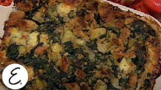 Spinach and Artichoke Stuffing  Emeril Lagasse [upl. by Noyek893]