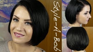 StyleABob ★ Meine Haarpflege und Styling  rebeccafloeter [upl. by Mok]