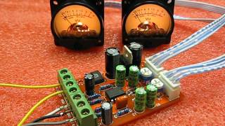 Analog VU Meter and Driver Board Demo Video [upl. by Modestia]