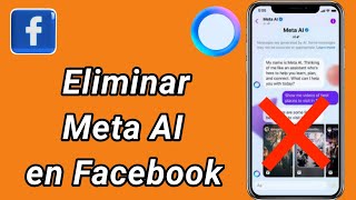 Cómo eliminar Meta AI de Facebook  Eliminar Meta AI en Facebook  Desactivar Facebook Meta AI [upl. by Madelina]