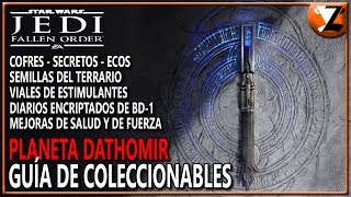 Star Wars Jedi Fallen Order Coleccionables de DATHOMIR Cofres Secretos Ecos Diarios [upl. by Oleg]