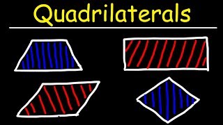 Quadrilaterals  Trapezoids Parallelograms Rectangles Squares and Rhombuses [upl. by Balfore]