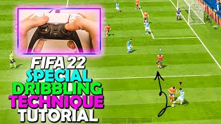 This STRAFEAGILE DRIBBLING TECHNIQUE is VERY EFFECTIVE in FIFA 22  FIFA 22 DRIBBLING TUTORIAL [upl. by Eniledam743]