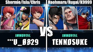 u0829 ShermieIslaChris Vs Tennosuke HaohmaruRugalKrohnen  KOF XV High Level [upl. by Ahmar433]