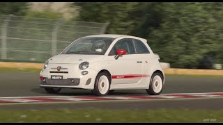 Gran Turismo 7  09 Abarth 500  Lake Maggiore circuit [upl. by Nalek]