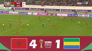 Morocco vs Gabon 41  2025 Africa Cup of Nations Qualifiers  Match Highlights [upl. by Norford531]