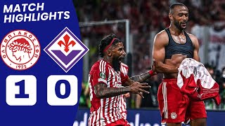 El Kaabi Goal vs Fiorentina  Olympiacos vs Fiorentina HIGHLIGHTS [upl. by Junina547]