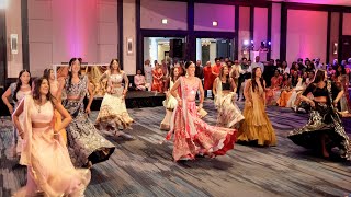 Stunning Sangeet Performance by the Bride and Her Friends and Family  Indian Wedding 4K [upl. by Rebeca619]