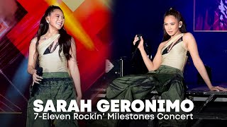 ‘Kilometro’ ‘DatiDati’ ‘Alam’ ‘Tala’  7Eleven Rockin’ Milestones Concert  Sarah Geronimo [upl. by Dublin]