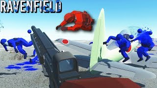 Ravenfield FUNNY Slow Motion Kamikazi Plane attacks Ravenfield Secret Weapons Gameplay Beta 6 [upl. by Banks]