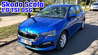 Mit tud a 3 hengeres Octavia pótlék  2020 Skoda Scala 10 DSG teszt [upl. by Alim836]