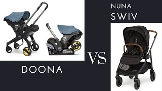 DOONA Infant Car Seat Stroller vs NUNA SWIV PIPA Travel System Pros amp Cons  DestinationBabyKids [upl. by Jodee160]