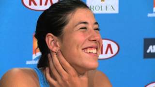 Garbine Muguruza half Spanish half Venezuelan humour [upl. by Yrac]