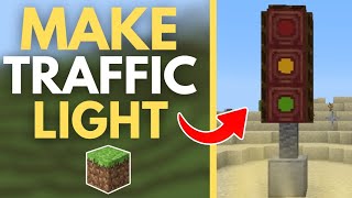 How To Make Traffic Light in Minecraft Easy [upl. by Anitnatsnoc]