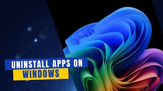 How to Uninstall Windows Application [upl. by Jallier165]