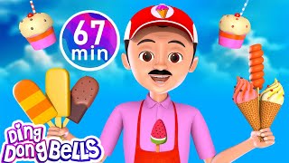 Ice Cream Wala  आइस क्रीम वाला  28 More Hindi Nursery Rhymes  Ding Dong Bells [upl. by Yduj742]