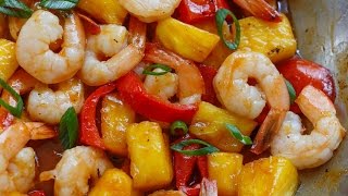 SHRIMP StirFry with SWEET PEPPERS [upl. by Raclima569]