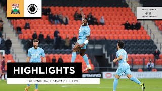 HIGHLIGHTS  Barnet v Boreham Wood  2nd May 2023 [upl. by Roda978]