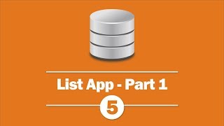 LocalStorage amp Application 5 List App  Part 1 [upl. by Ardnnaed]