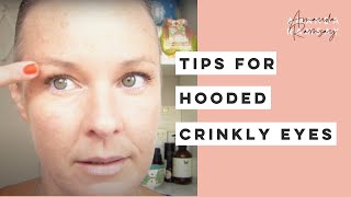 Everyday Makeup Tips for Hooded Crinkly Eyes in women over 40 [upl. by Hinch]