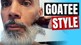 Goatee Style  Trimming Full Beard to a Goatee Again  Mens Style [upl. by Asiulairam]