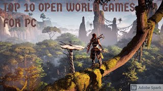 TOP 10 OPEN WORLD GAMES FOR PC  BEST OPEN WORLD GAMES [upl. by Frieda]