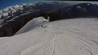 Schladming Rohrmoos Hochwurzen Piste 33 Ostabfahrt  Piste 41 Obertalabfahrt [upl. by Timrek]