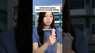 Nasib Gen Alpha Sekolah vs Cari Kerja collab w josessca shorts sekolah kerja genalpha [upl. by Onitrof830]