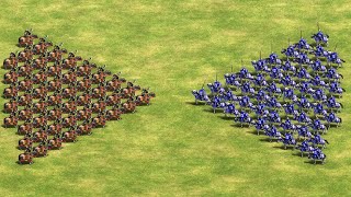 50 BOYAR vs 50 LEITIS 😨Age of Empires 2 [upl. by Clareta]