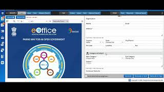 Eoffice How to create receipt using electronic option in eofficeTamil [upl. by Nisior977]