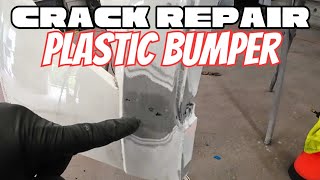 FIX a CRACKED plastic bumper cover [upl. by Nivej813]