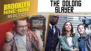 Brooklyn NineNine 3x04 quotThe Oolong Slayerquot Reaction [upl. by Oyam]