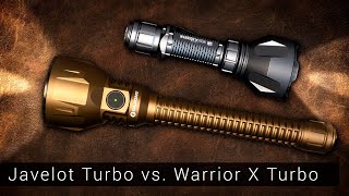 Olight Javelot Turbo vs Warrior X Turbo [upl. by Bander]