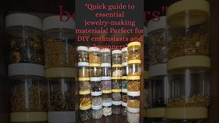 quotQuick guide to essential jewelrymaking materials For beginners shorts youtubeshorts diy [upl. by Alleciram]