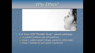 Research Methods  Ethics Pt1  History of Research Ethics [upl. by Orren]