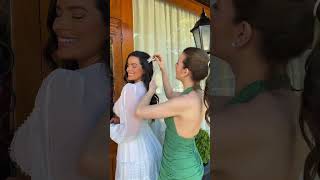 A COMBINAÇÃO PERFEITA PARA SEU CASAMENTO VESTIDO DE NOIVA E MADRINHA shortsvideo shorts [upl. by Kiona]