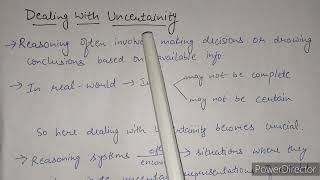 Dealing With Uncertainty  Unit 3  Web Intelligence amp Big Data 8 semester  IP University [upl. by Aiz]