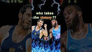 Burroughs vs saitiev freestyle wrestling unitedworldwrestling grappling [upl. by Margret920]