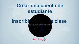 ¿Cómo crear una cuenta de estudiantes en Turnitin [upl. by Yolande553]