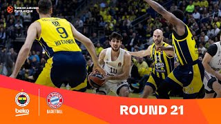 Fenerbahce Bayern  Round 21 Highlights  202324 Turkish Airlines EuroLeague [upl. by Duyne115]