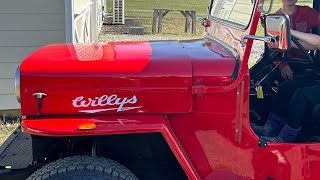 Rare 1978 CJ 6 Diesel Jeep from Spain Donated to Camp Light [upl. by Kehr]