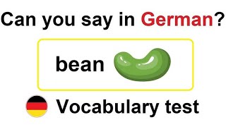 Can you guess 2020  German Vocabulary Test for Beginners [upl. by Anire]