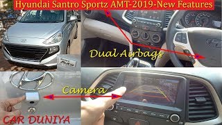 Hyundai Santro Sportz AMT2019 UpgradedNew Features [upl. by Pegeen]